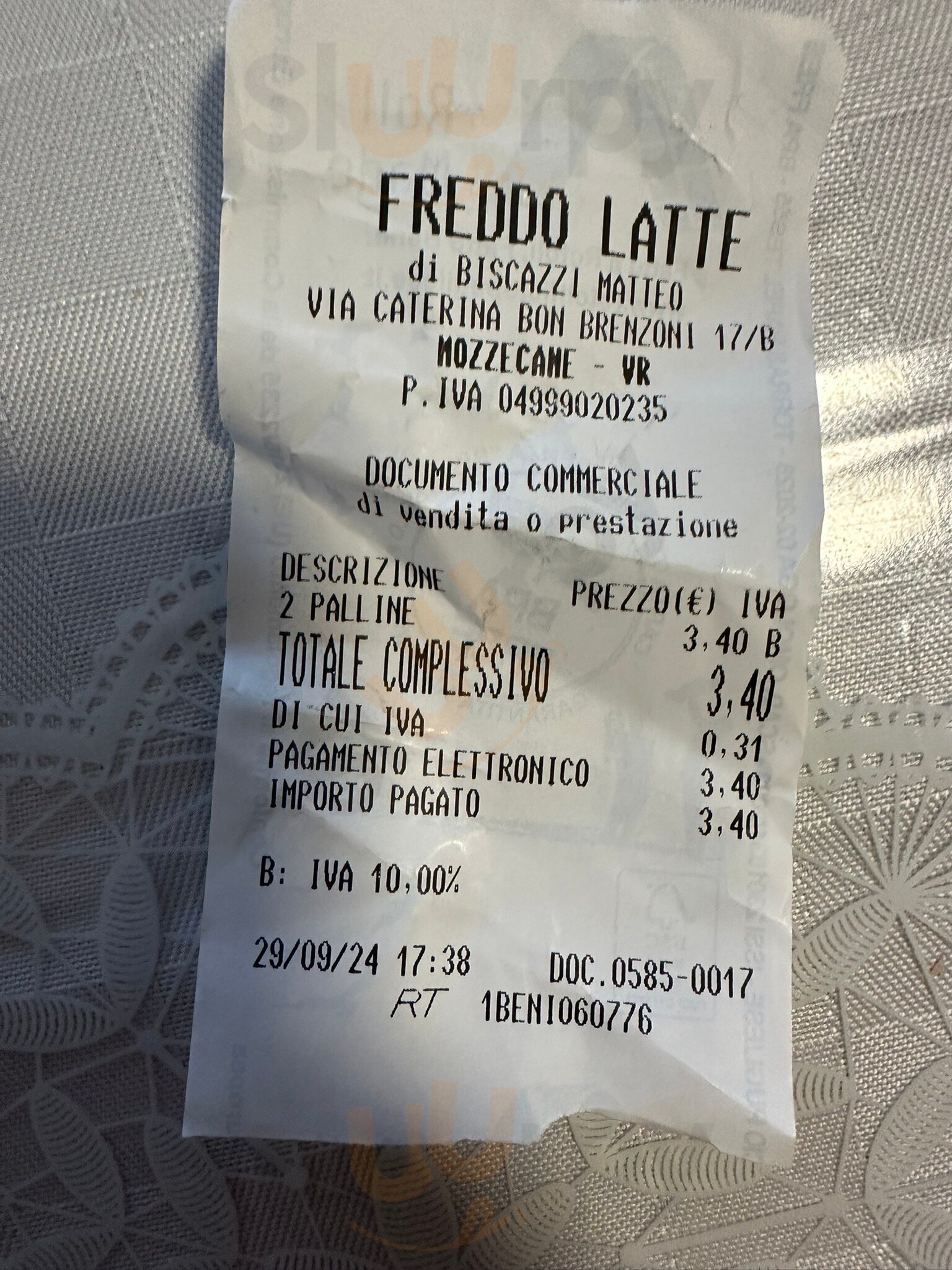 Gelateria Freddo Latte, Mozzecane