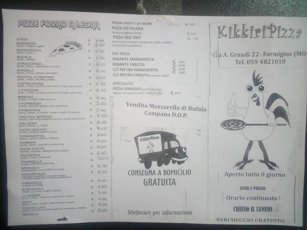 Kikkiripizza, Modena