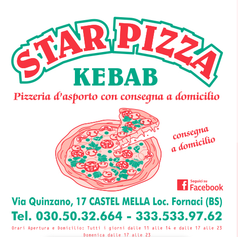 Star Pizza Kebab Loc. Fornaci, Castel Mella