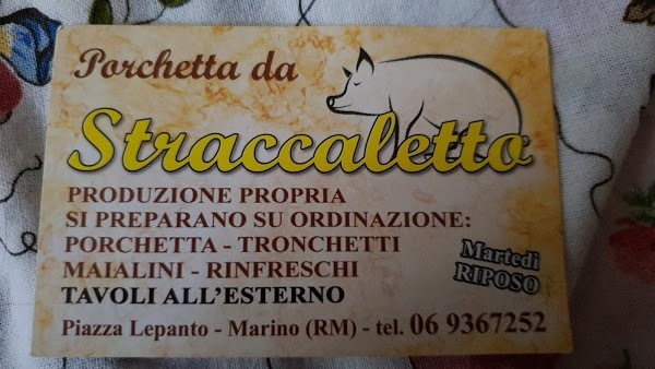 Porchetta Da Straccaletto, Marino