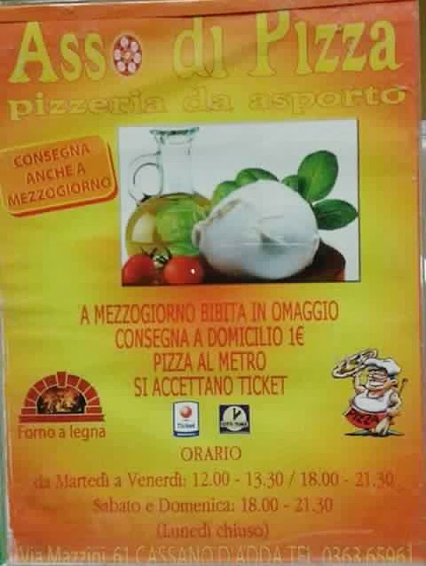 Asso Di Pizza, Cassano d'Adda