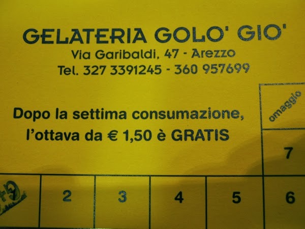 Gelateria Golò Giò, Arezzo