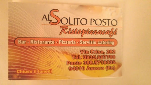 Al Solito Posto, Assoro