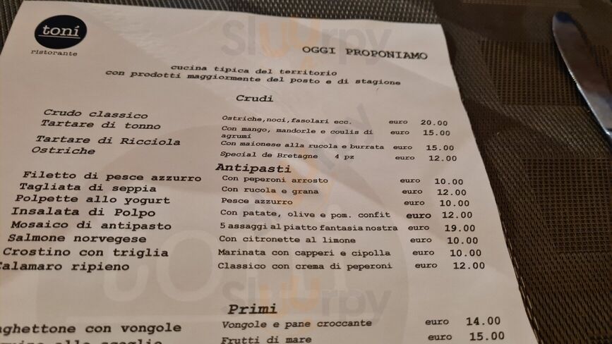 Foto di Tonì Ristorante - 9/10