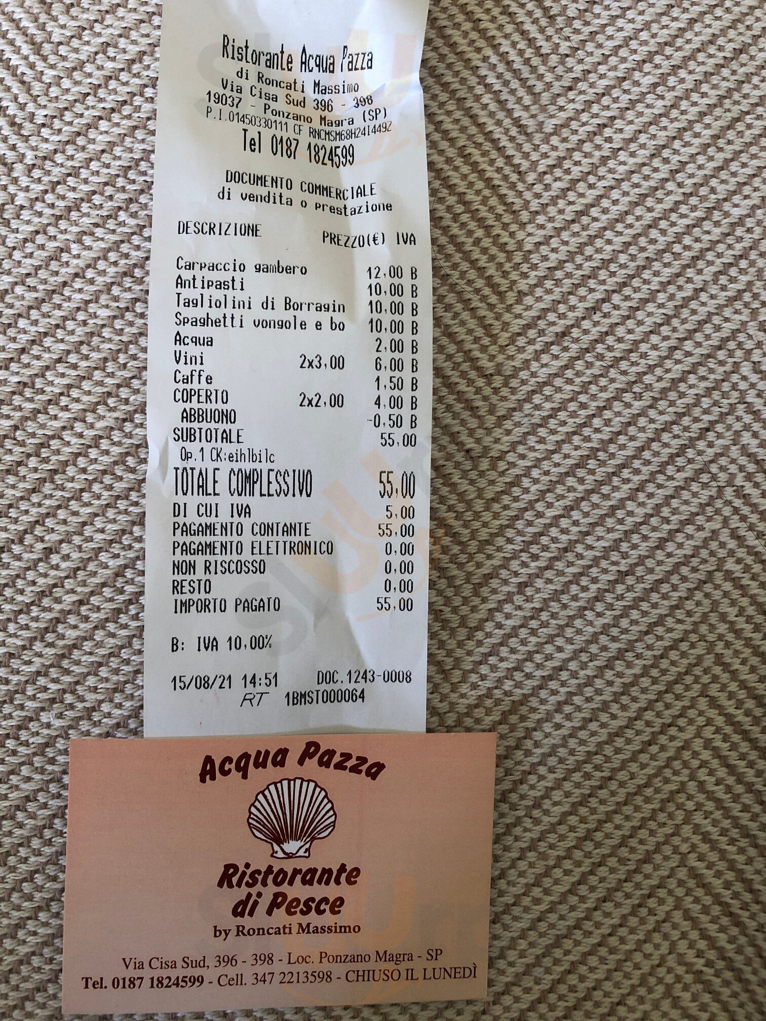 Foto di Ristorante Acquapazza - 7/10