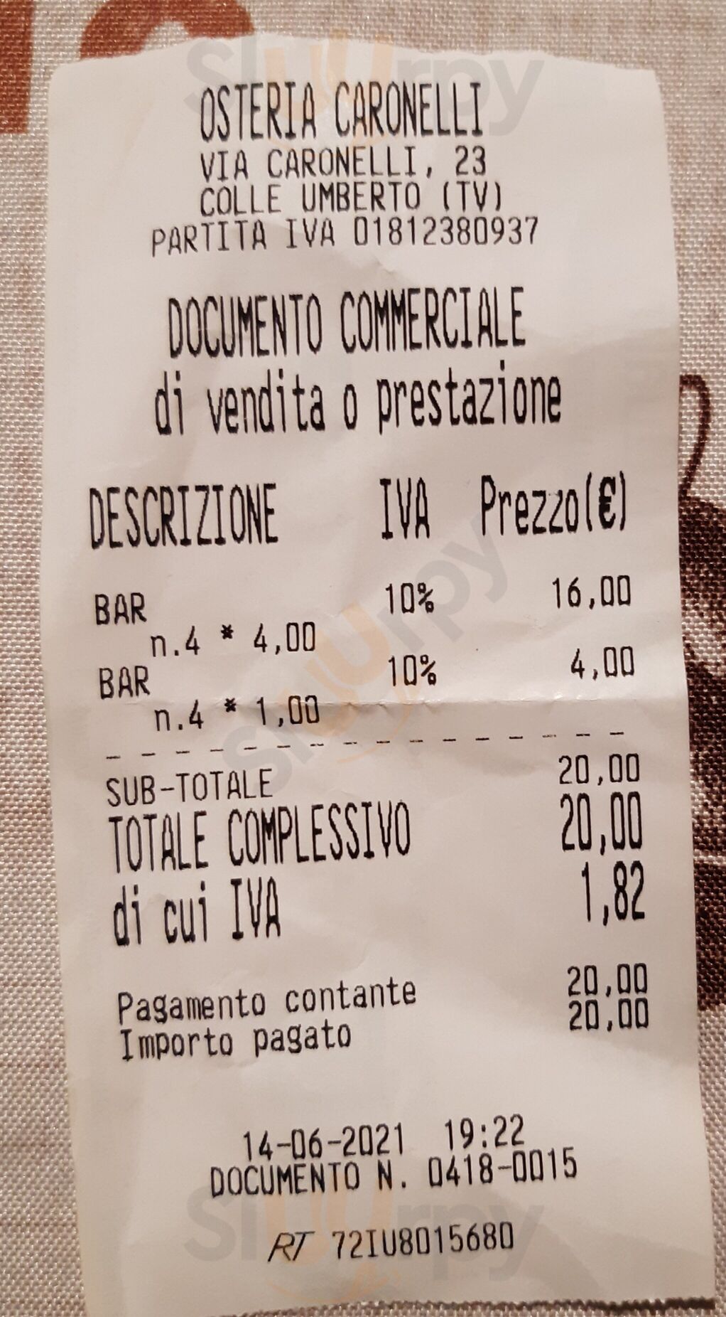 Foto di Osteria Caronelli - 7/10