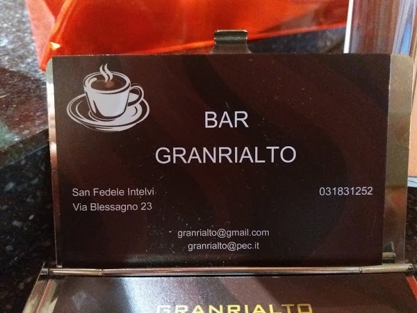 Bar Rialto, San Fedele Intelvi