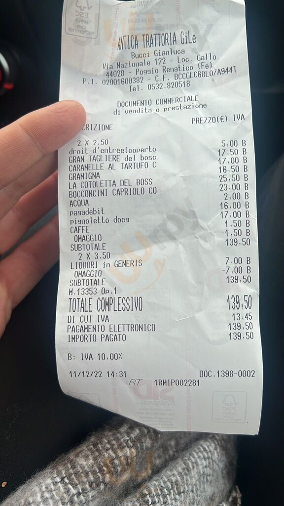 Foto di Antica Trattoria Gì.le - 9/10