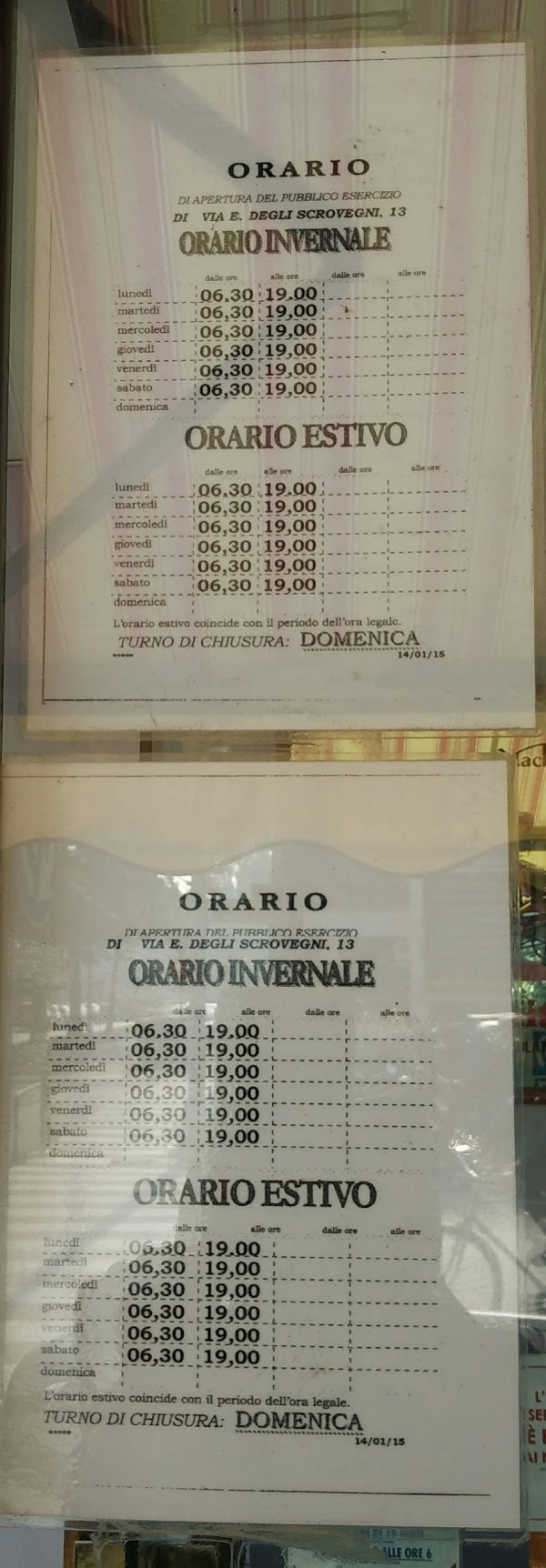 Bar Aci Di Perin Debora, Padova