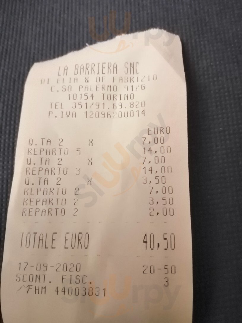 Foto di La Barriera Trattoria - 6/10