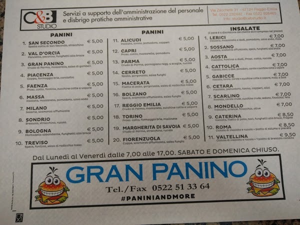 Bar Il Gran Panino, Reggio Emilia