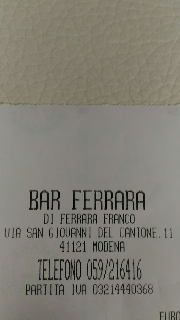 Bar Ferrara, Modena