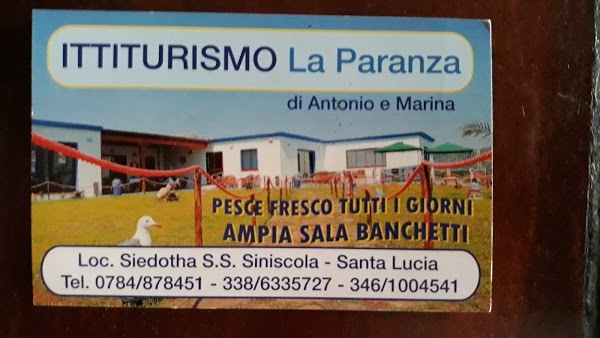 Ittiturismo La Paranza, Siniscola