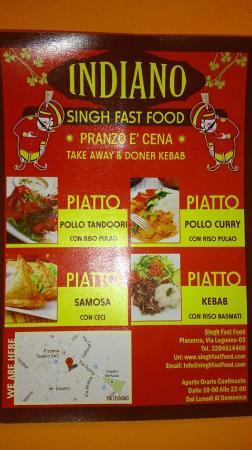 Singh Fast Food, Piacenza