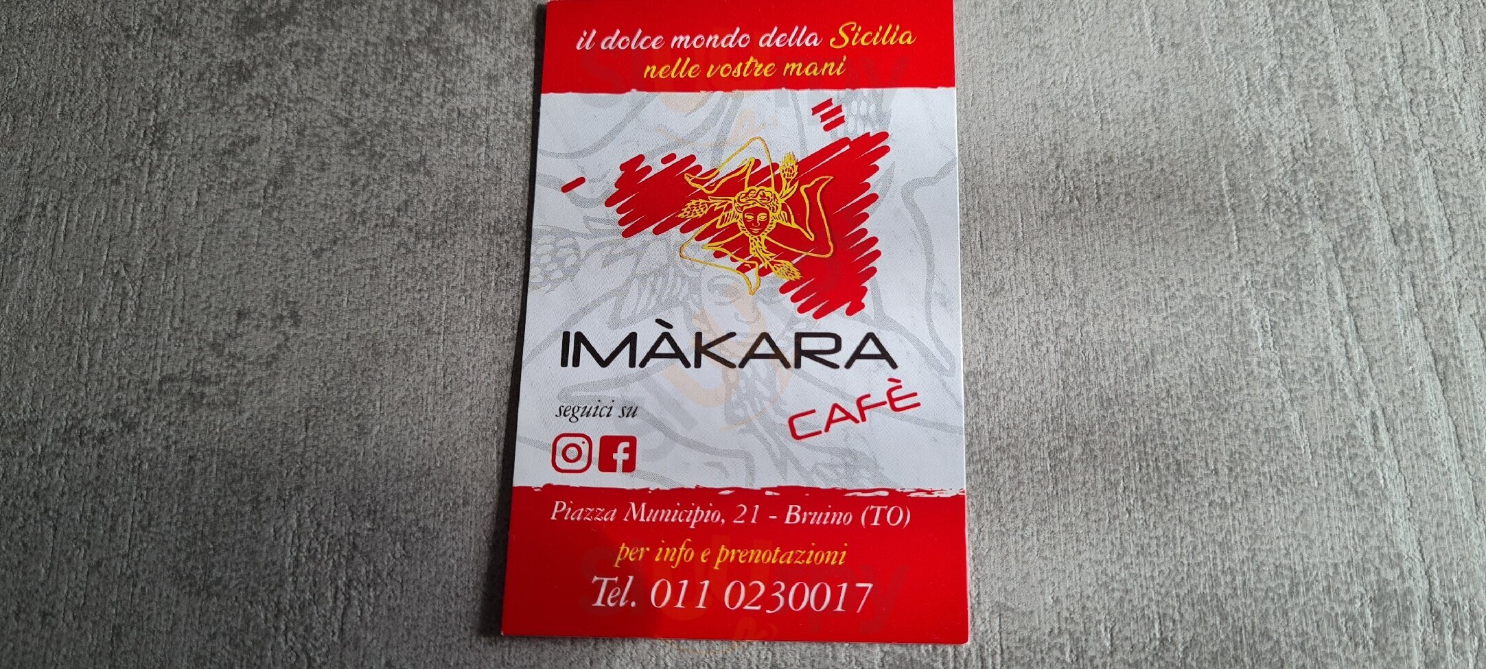 Imàkara Cafè, Bruino