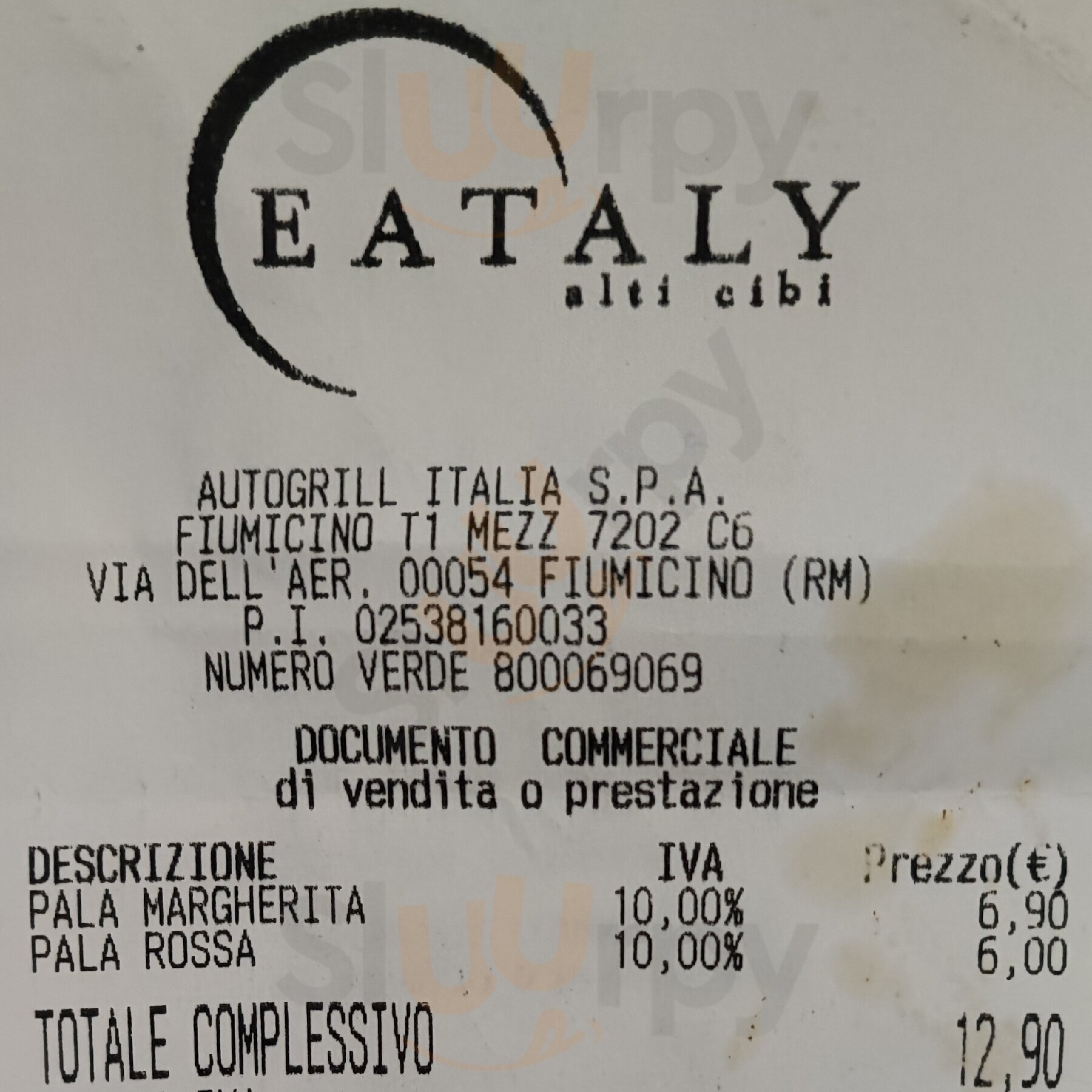 Eataly Fiumicino, Fiumicino