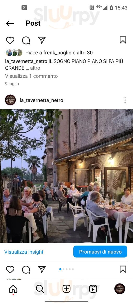 Osteria Pizzeria La Tavernetta, Netro