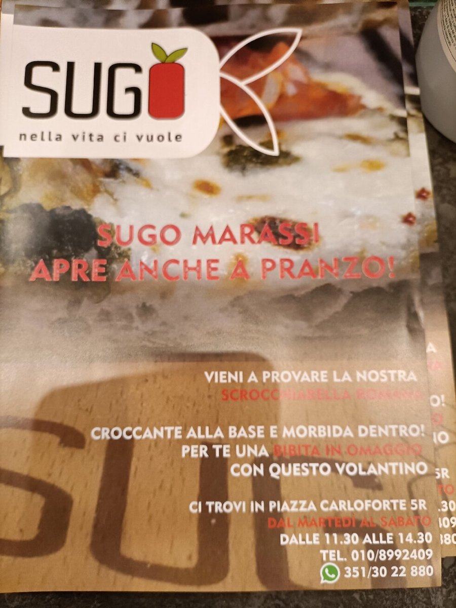 Foto di Sugo Marassi - Pizzeria Carloforte - 6/10
