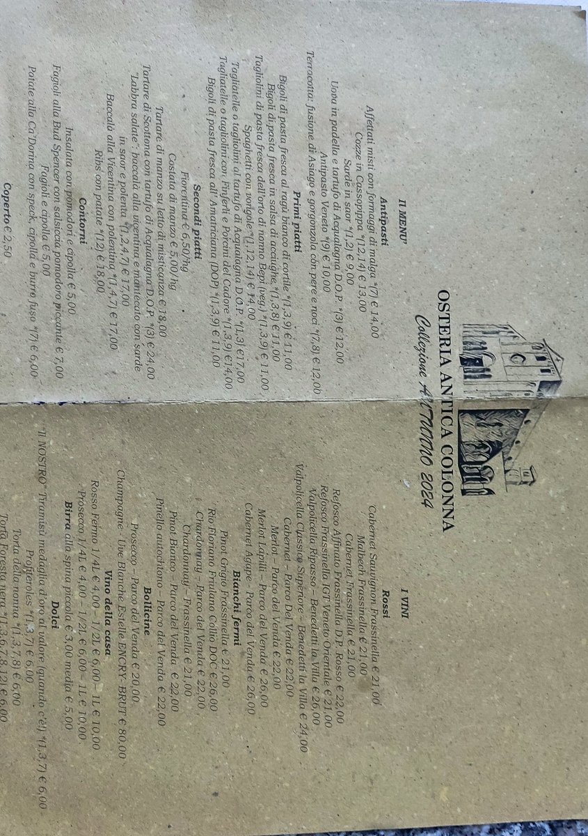 Foto di Osteria All'antica Colonna - 10/10