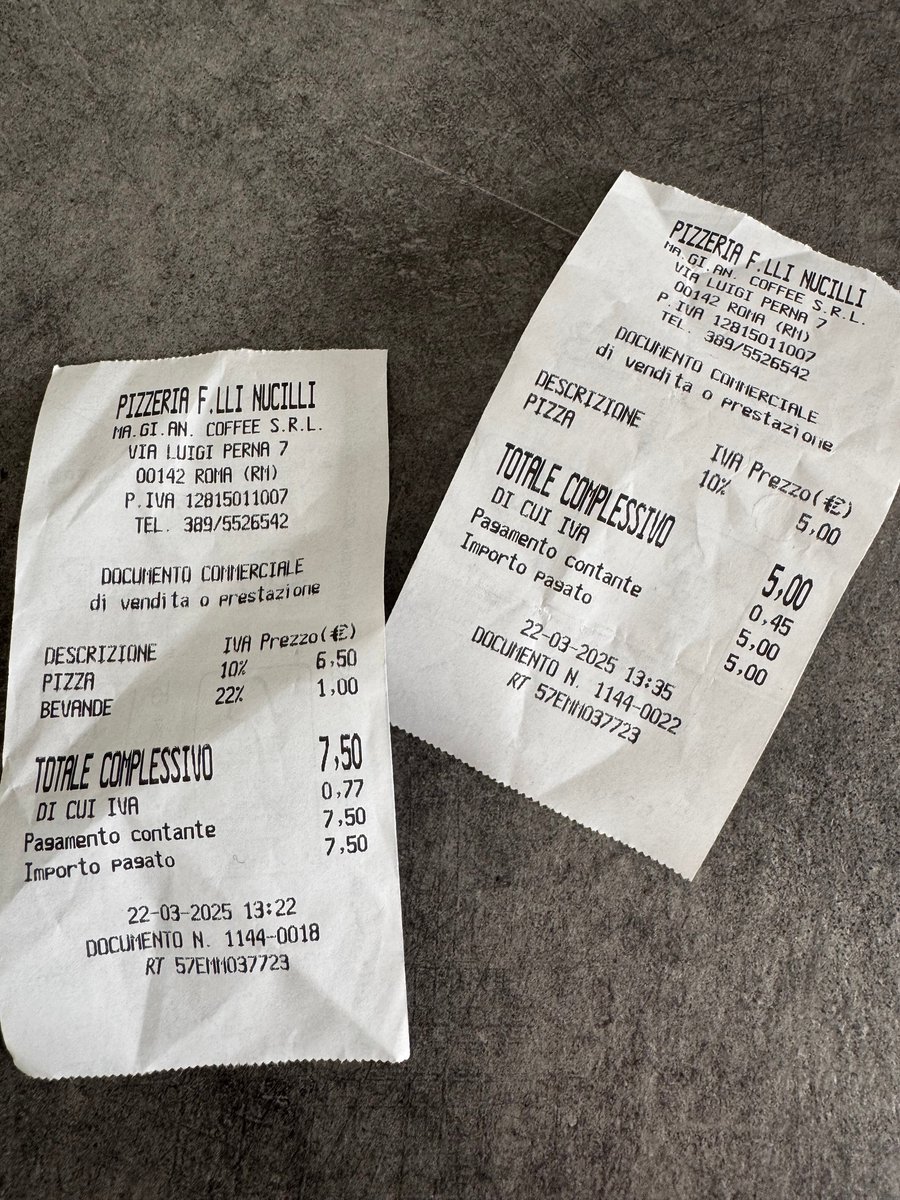 Foto 5 di Pizzeria Fratelli Nucilli - Roma