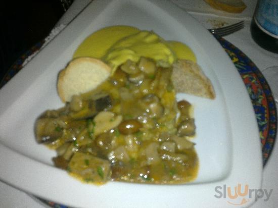 polenta concia e funghi porcini
