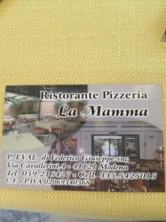 Pizzeria La Mamma, Modena