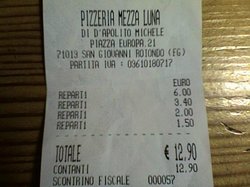 Pizzeria Mezza Luna Di D'apolito Michele, San Giovanni Rotondo