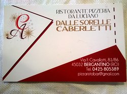 Ristorante Pizzeria Da Luciano Sorelle Caberletti, Bergantino