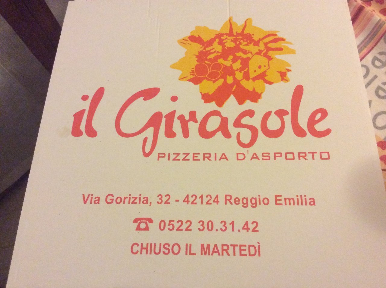 Pizzeria Il Girasole, Reggio Emilia