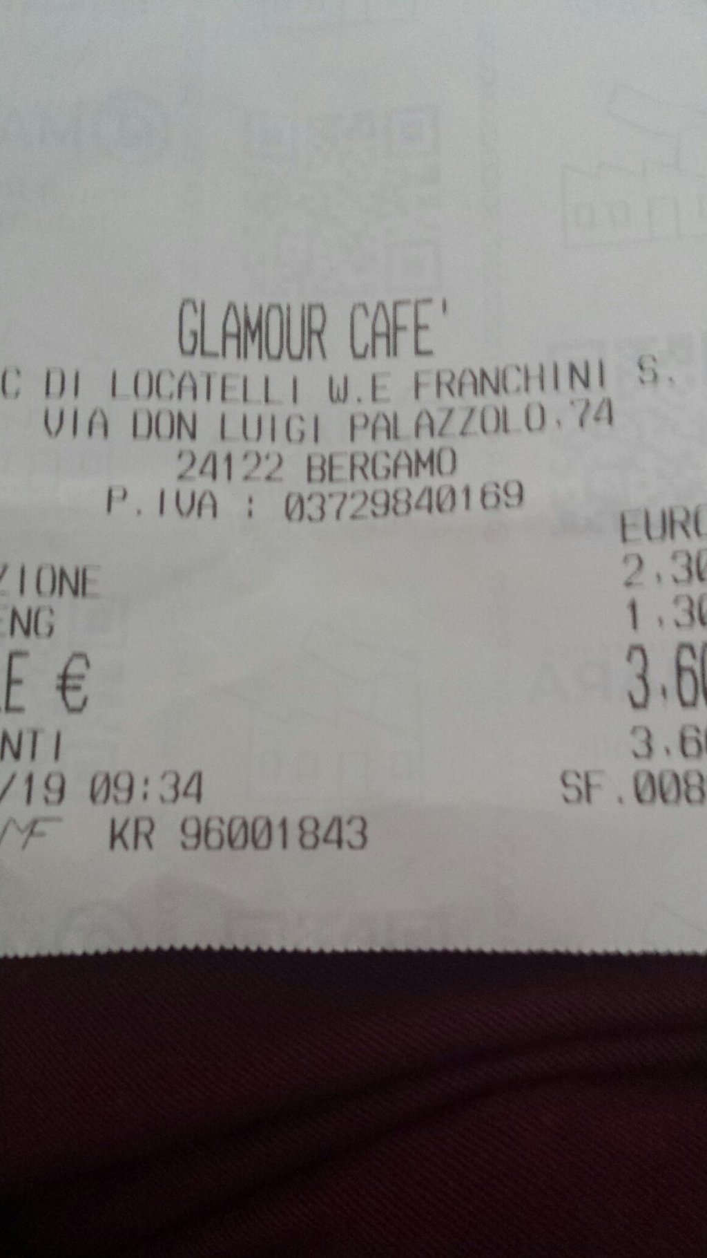 Glamour Café, Bergamo