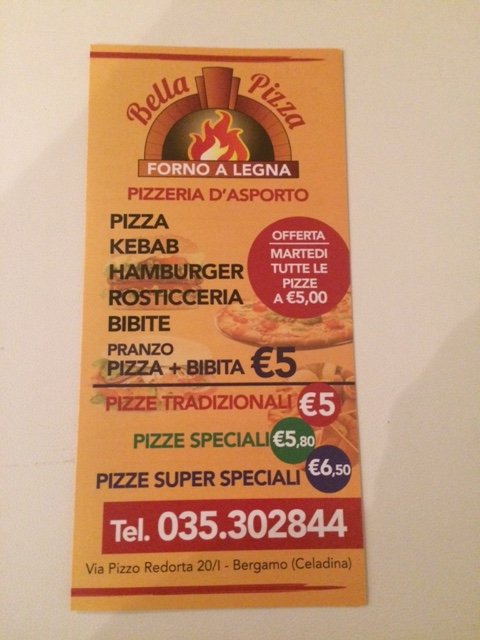 Bella Pizza Celadina, Bergamo