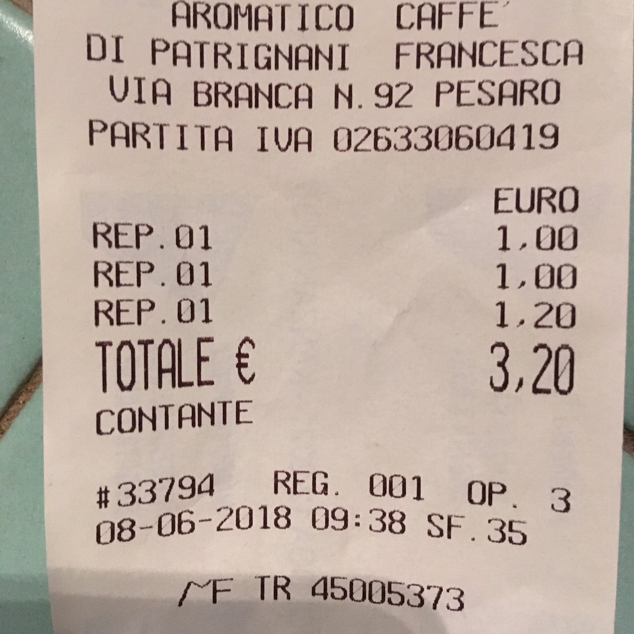 Aromatico Caffè, Pesaro