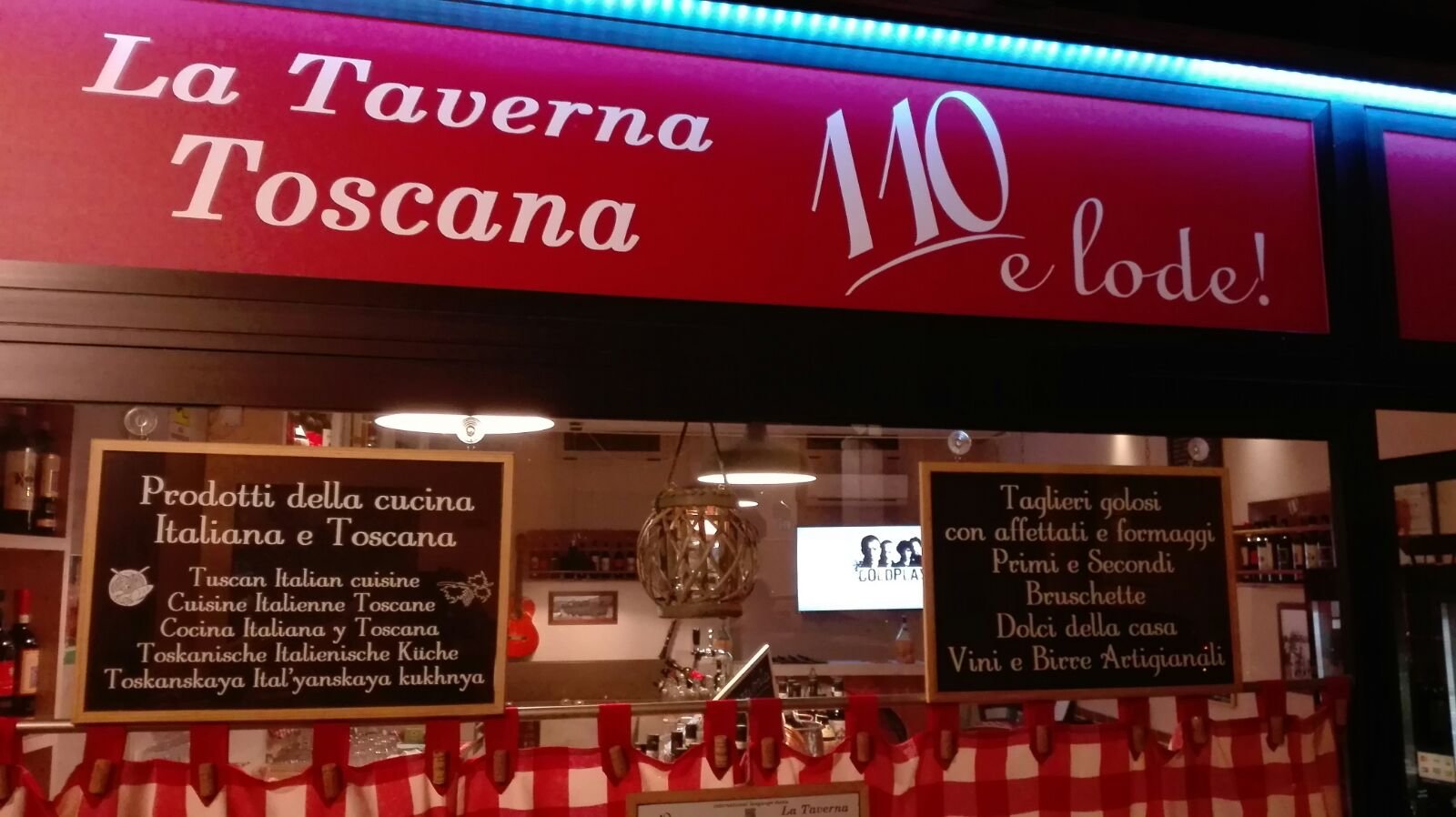 110 E Lode! La Taverna Toscana, Bologna