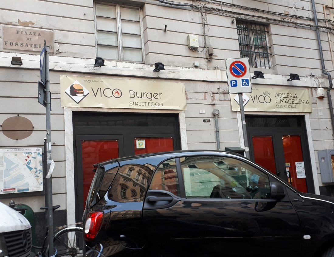 Vico Burger, Genova