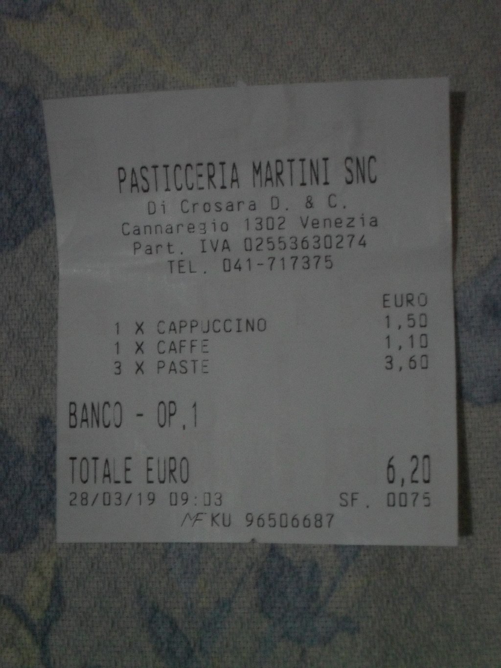 Pasticceria Martini, Venezia