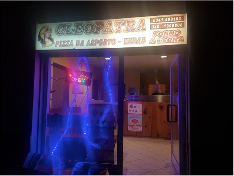 Pizzeria Cleopatra, Lecco