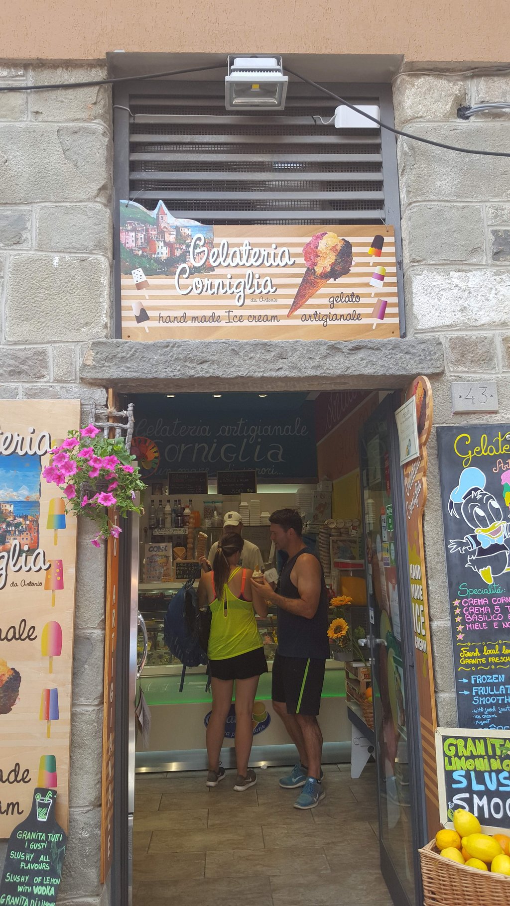 Gelateria Corniglia, Corniglia