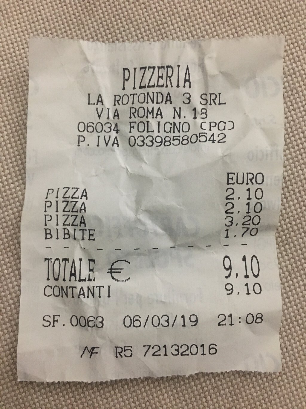 Pizzeria La Rotonda 4, Foligno