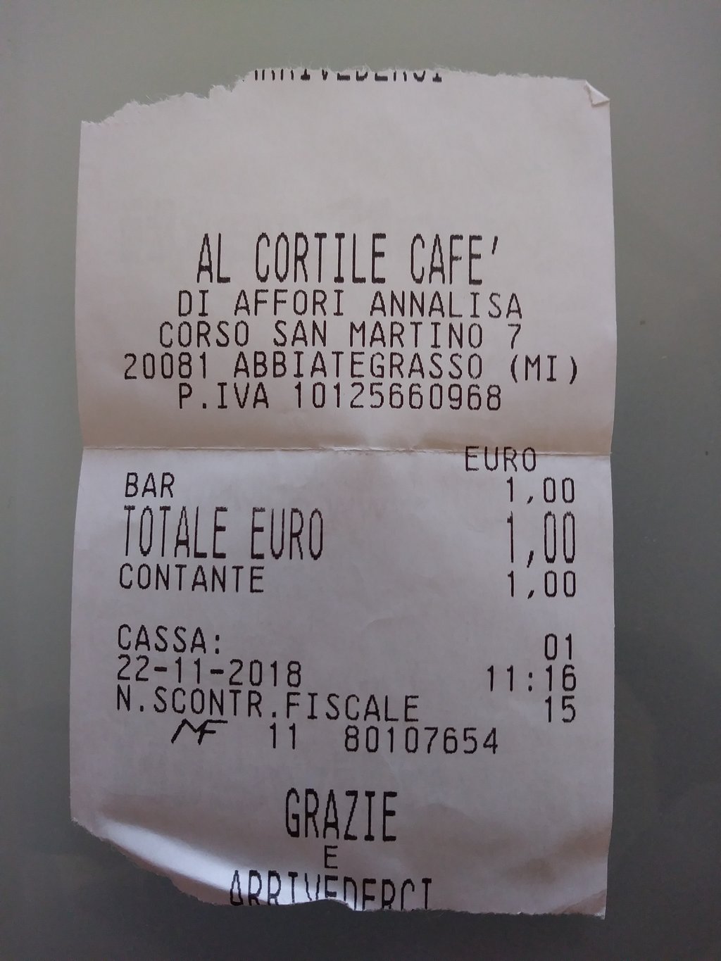 Al Cortile Cafe, Abbiategrasso