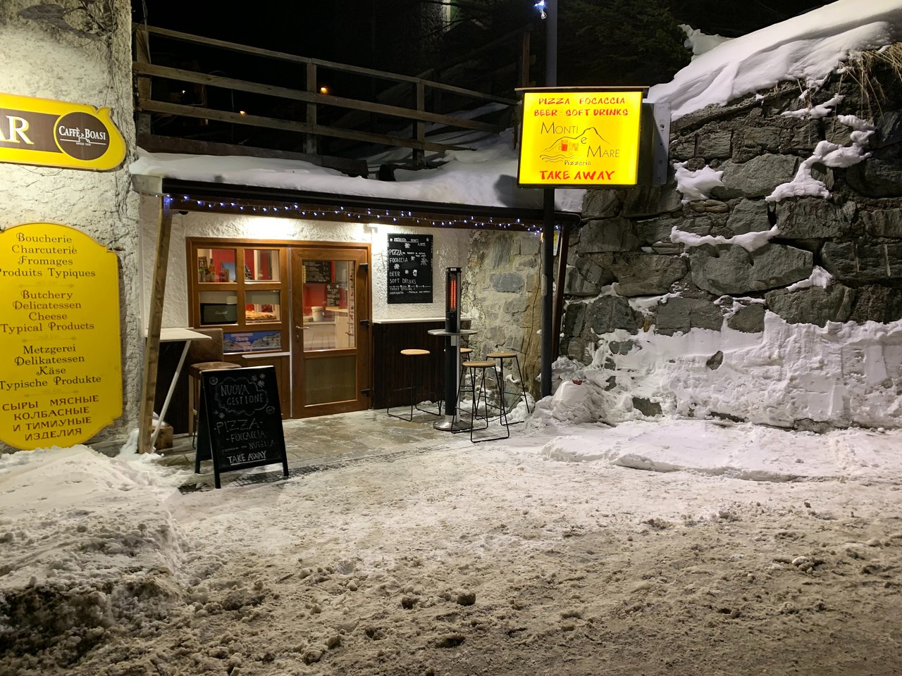 Pizzeria Monti E Mare Take Away, Breuil-Cervinia