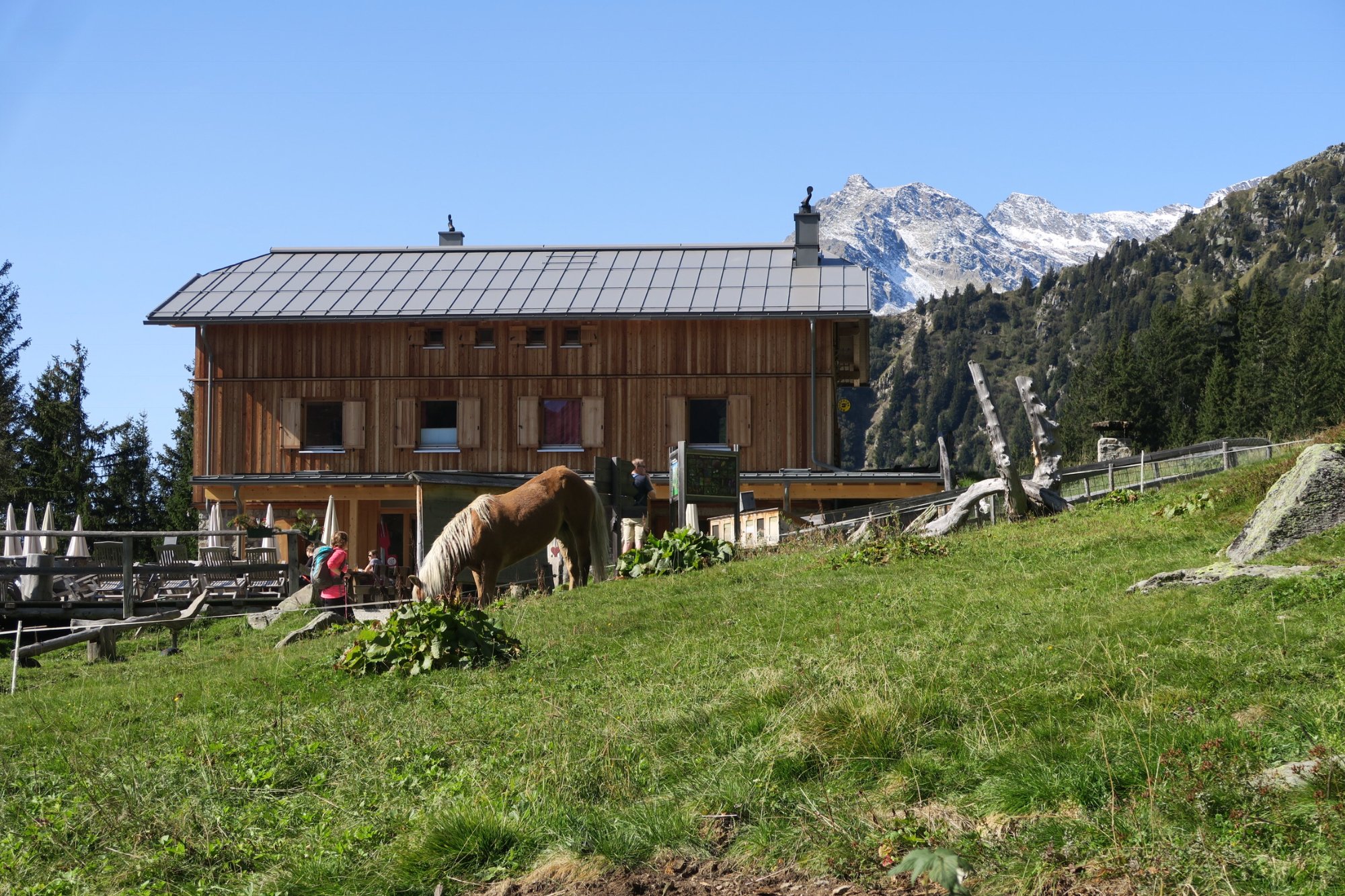 Schutzhaus Hochgang, Parcines