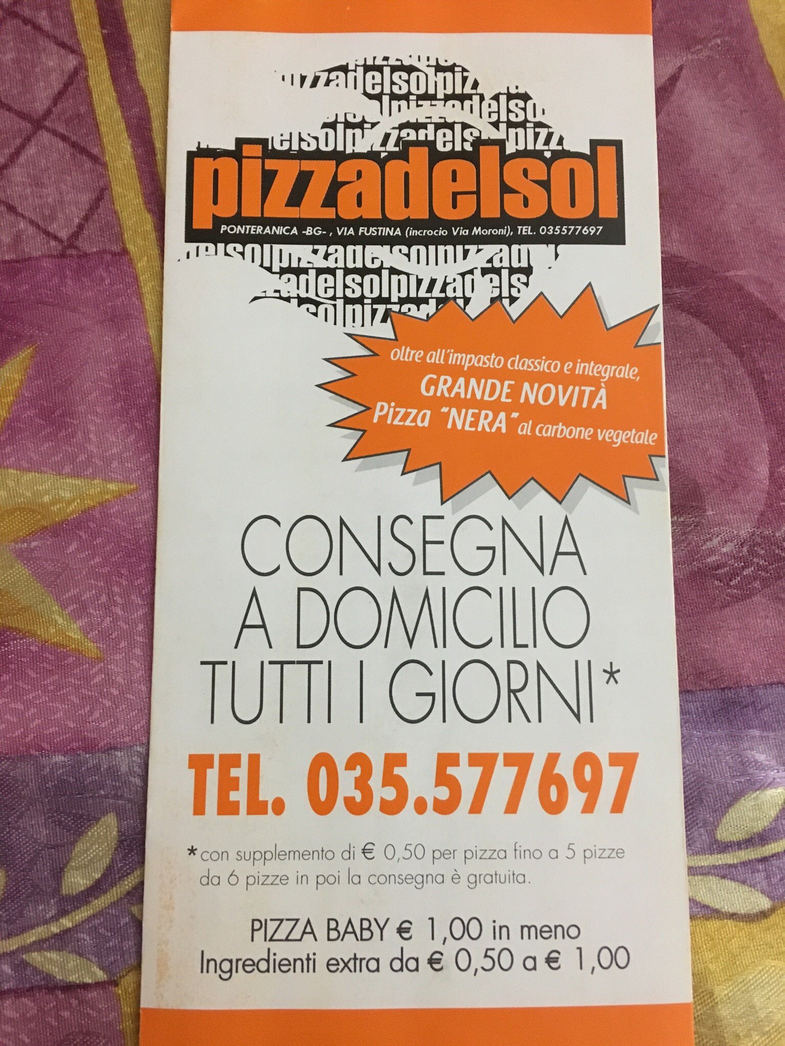 Pizza Del Sol, Ponteranica