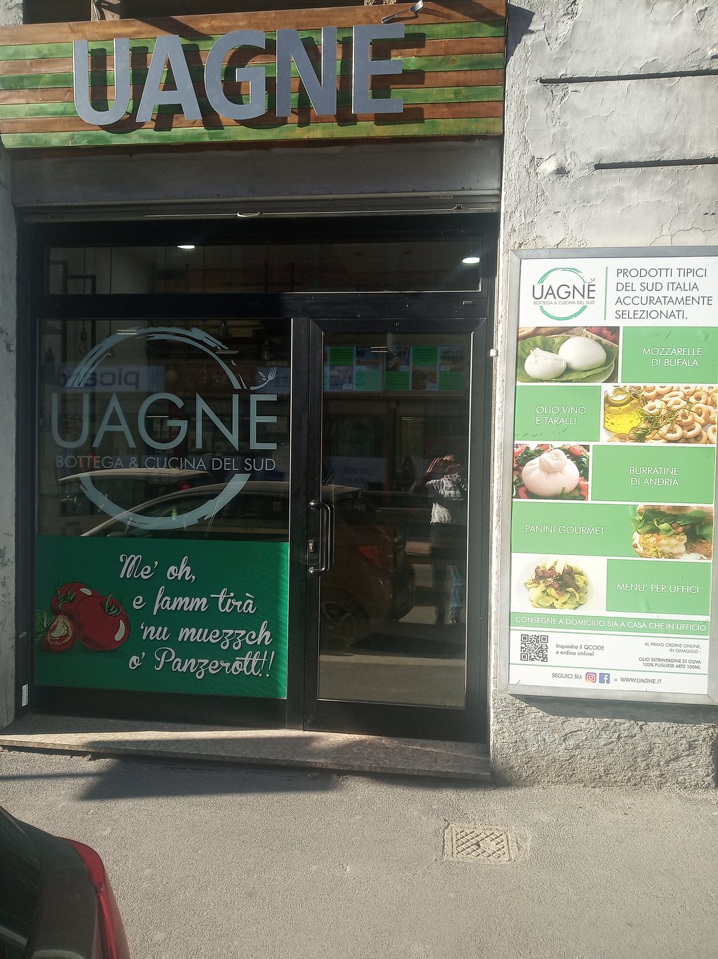 Uagnè, Milano