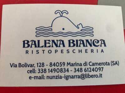 Ristopescheria Balena Bianca, Marina di Camerota