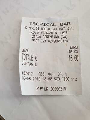 Tropical Bar, Gerenzano