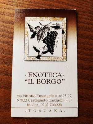 Enoteca Il Borgo, Castagneto Carducci