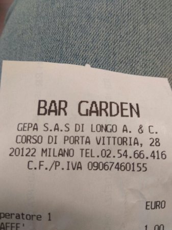 Garden Bar, Milano
