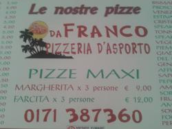Pizzeria Da Franco, Boves