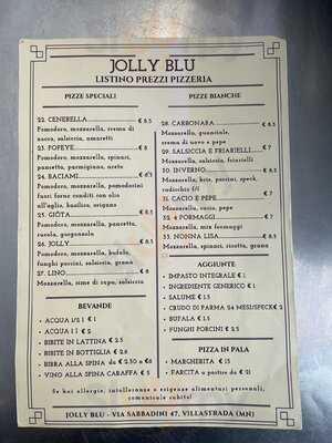 Jolly Blu Pizza Bar, Dosolo