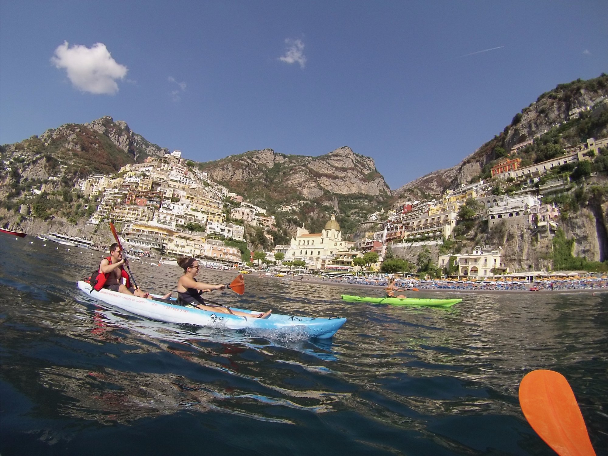 Kayak in Positano